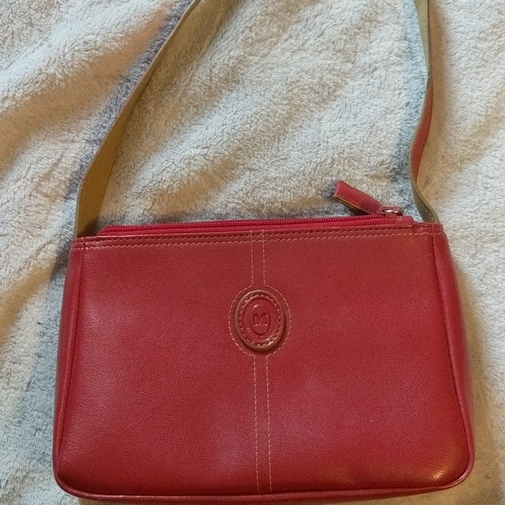 Red handbag